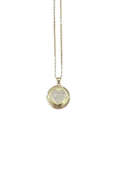 Circle Locket Necklace