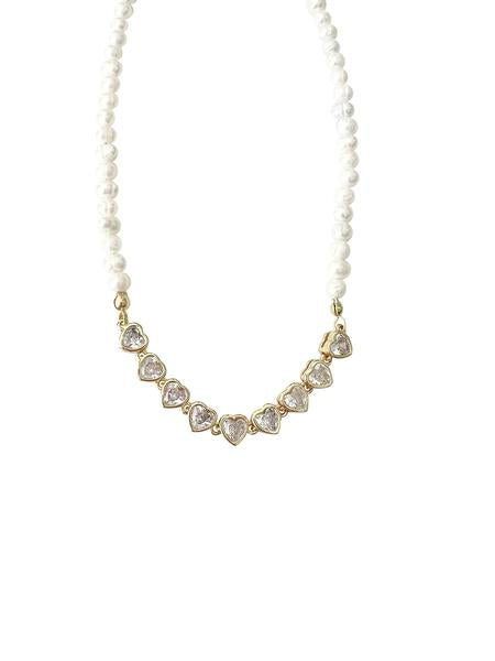 Pearl Heart Necklace