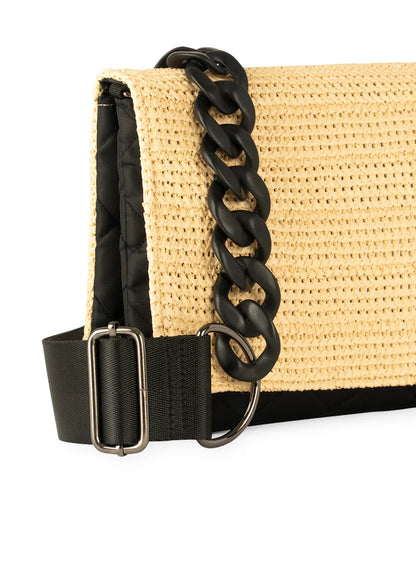 Lexi Raffia Crossbody