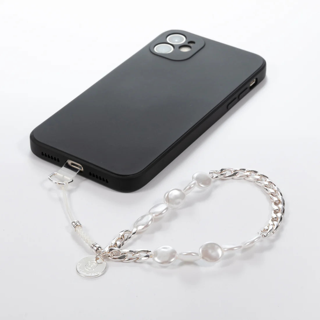 Crown Jewel Silver Phone Charm