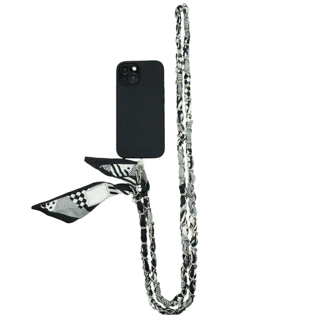 Checkerboard Crossbody Phone Chain