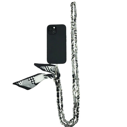 Checkerboard Crossbody Phone Chain