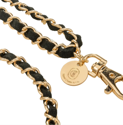 Golden Black Crossbody Phone Chain