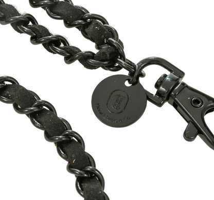 Black on Black Crossbody Phone Chain