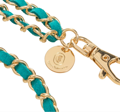 Gold N' Emerald Crossbody Phone Chain