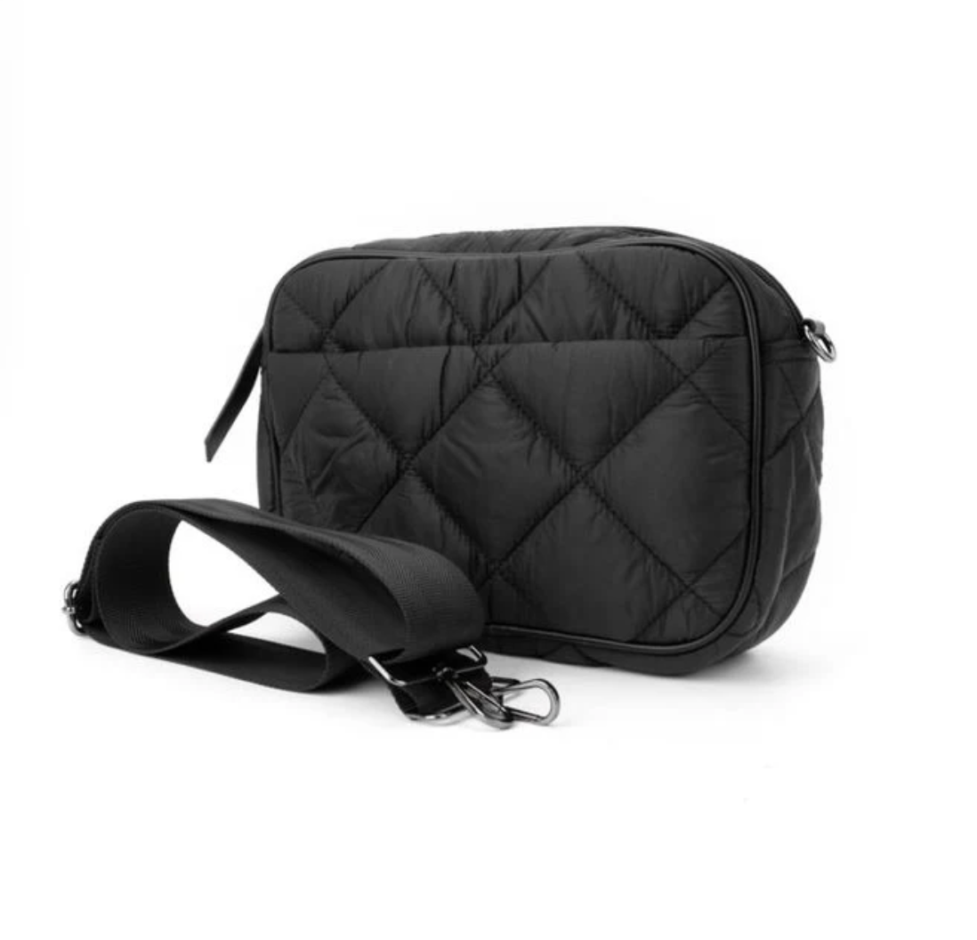 Noa Matte Puffer Cargo Camera Crossbody