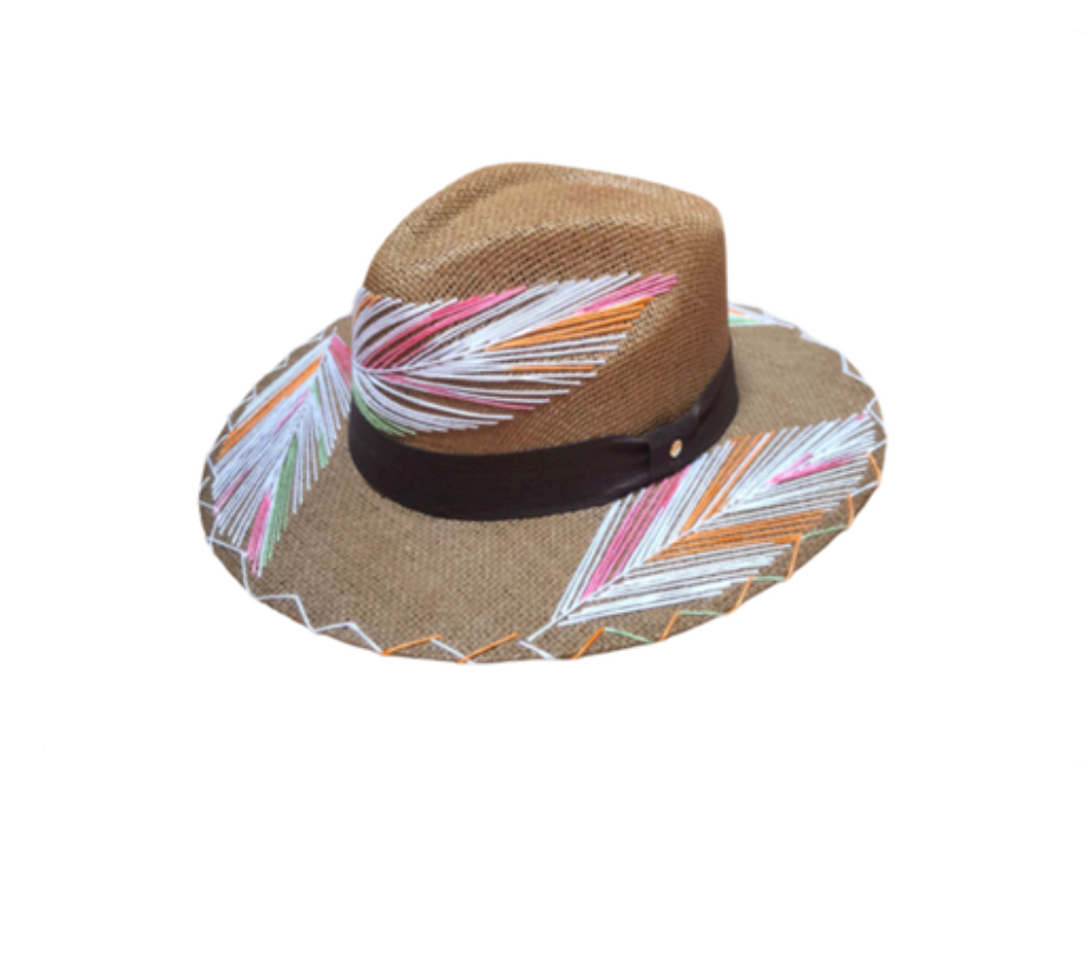 Multicolor Feather Hat