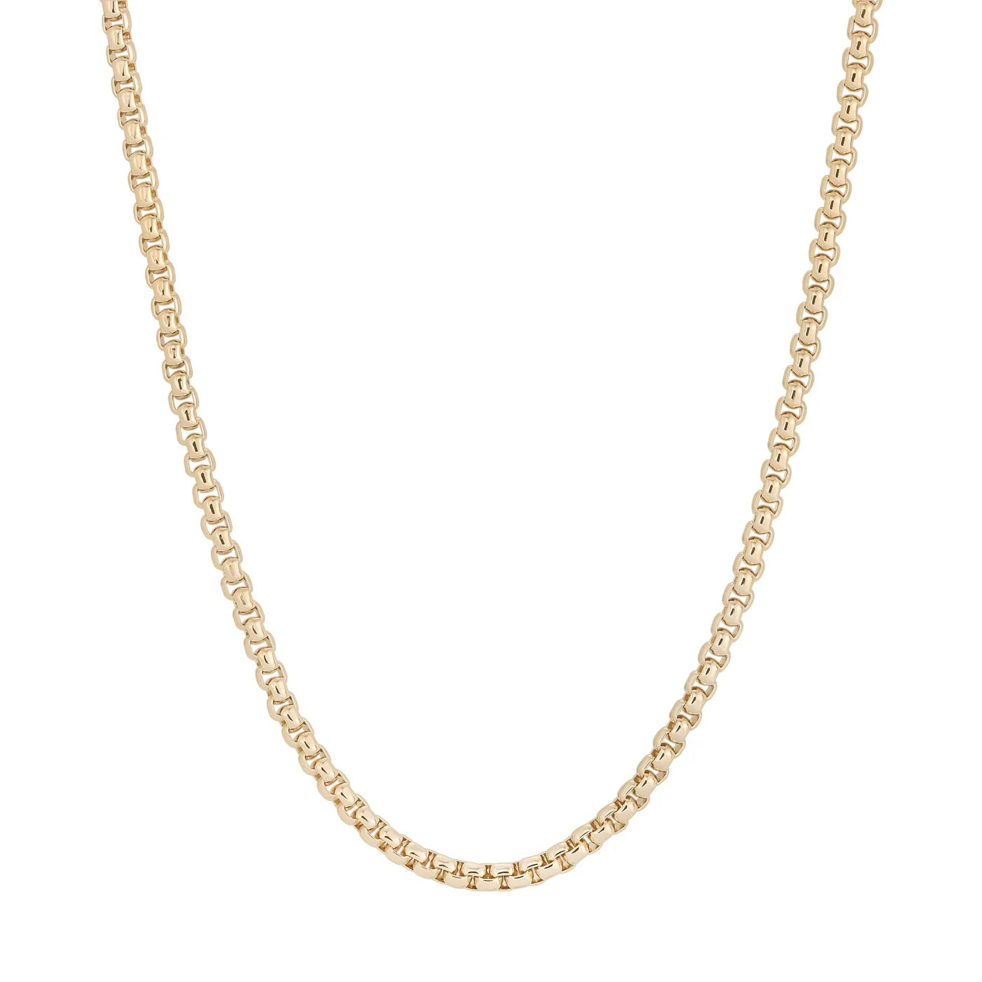 Thin Luciana Box Chain Necklace