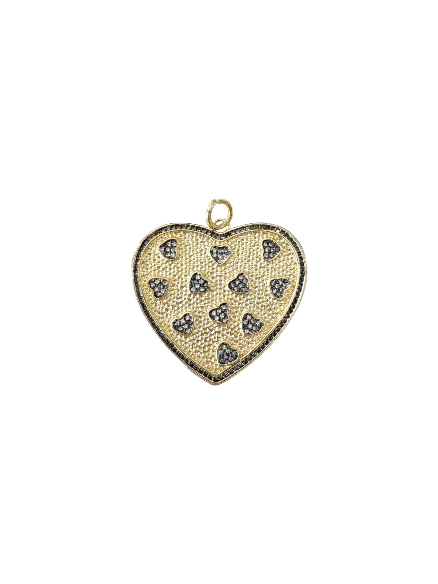 Two Tone Heart Charm