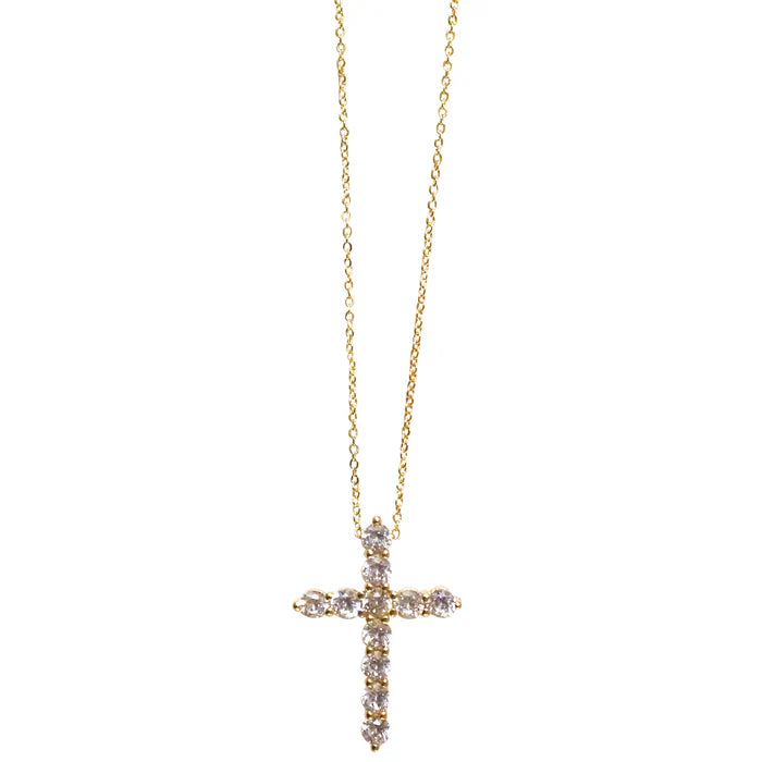 CZ Cross Necklace