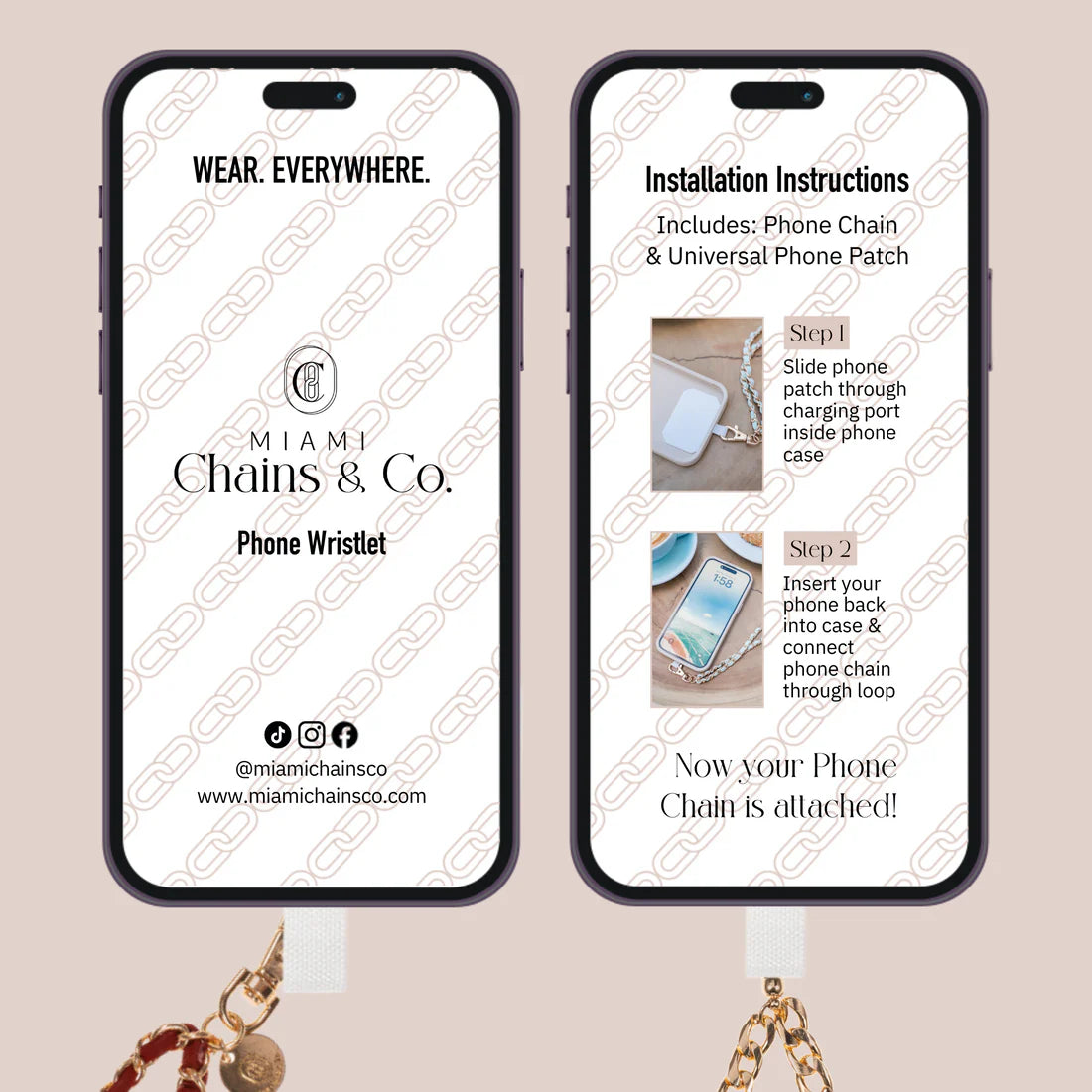 Crown Jewel Gold Phone Charm