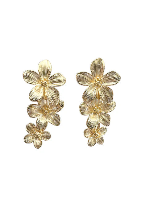 Flower Drop Earring